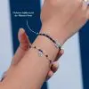 Pulsera tejida azul de Alianza lima