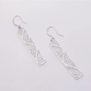 Aretes Ondas Florales