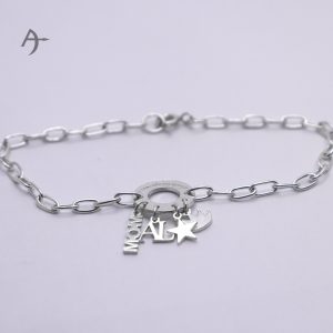 Mama karma pulsera de plata 950