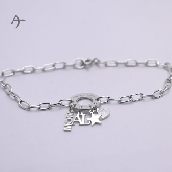Mama karma pulsera de plata 950