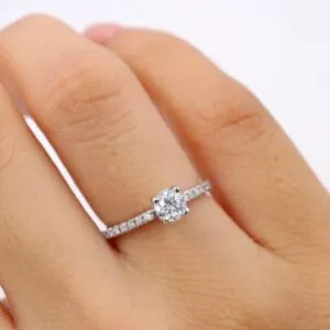 Anillo de plata Celeste